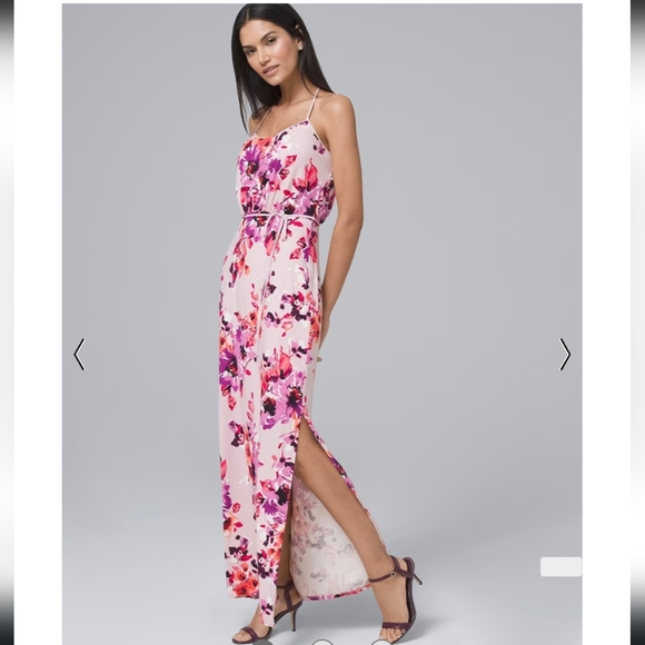 White House Black Market Dresses & Skirts - White House Black Market Floral Maxi Dress Medium